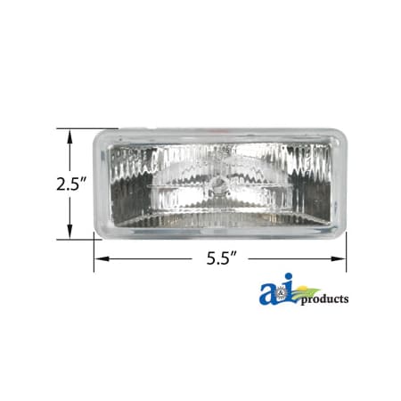 A & I Products Lamp, Sealed Beam: Halogen 3" x3" x5" A-R161288